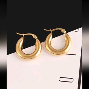 Gold Hoop Earrings